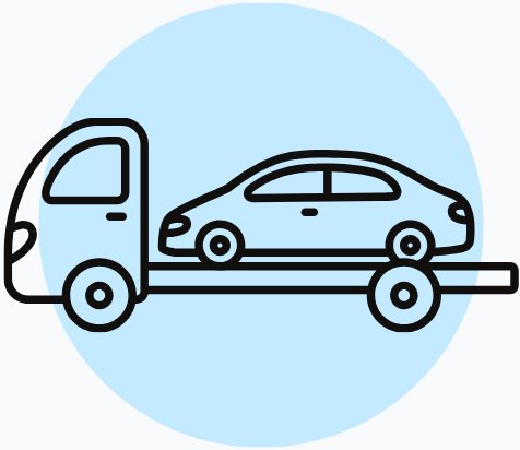 Door-to-door delivery, open or enclosed
