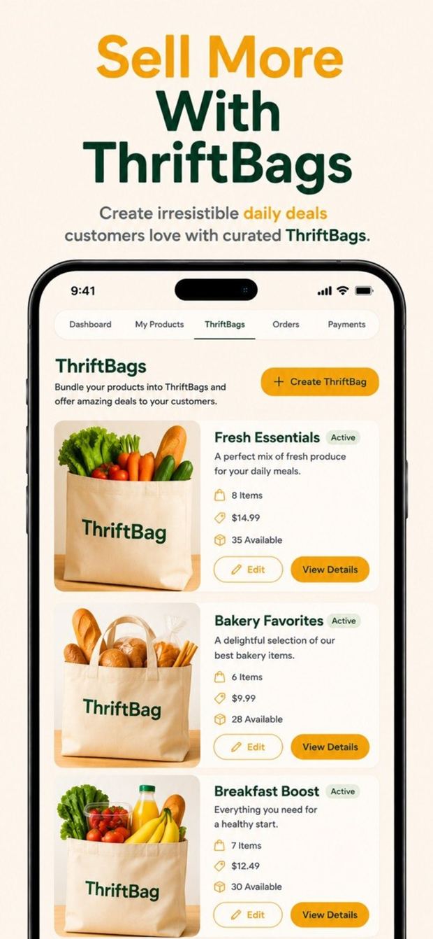 Curated ThriftBags for daily deals