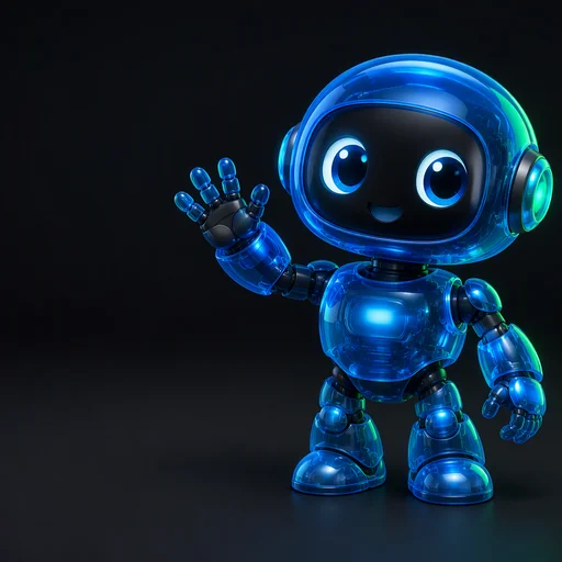 Envion robot mascot waving hello