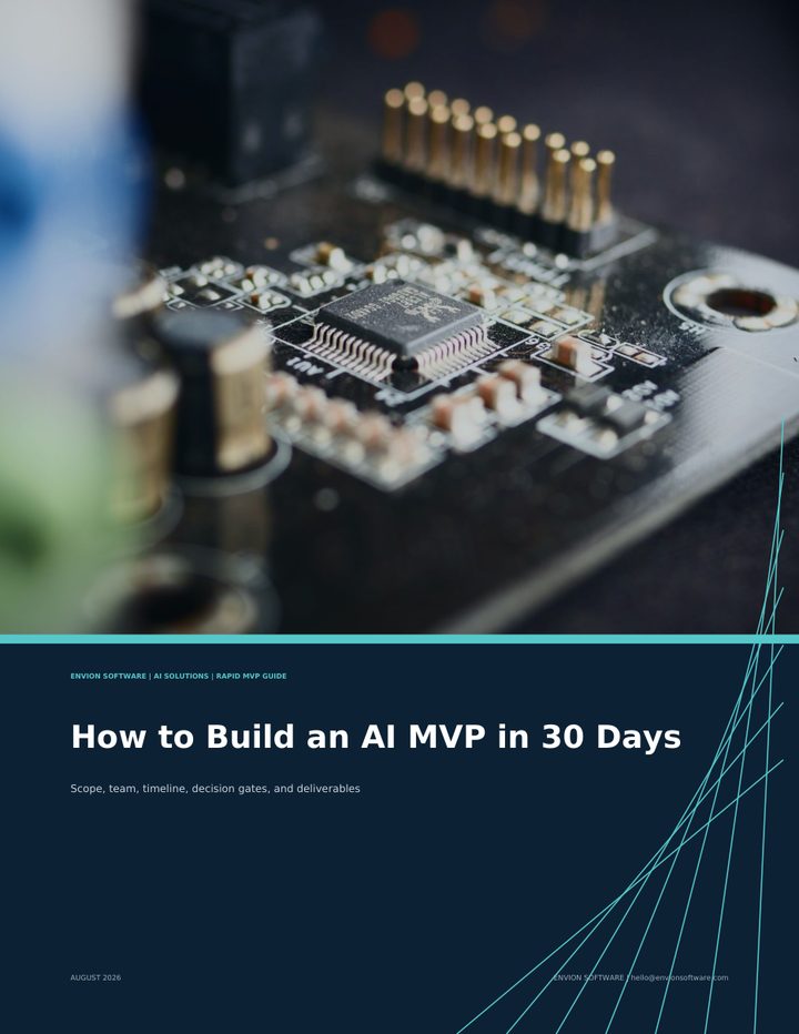 How to Build an AI MVP in 30 Days — cover
