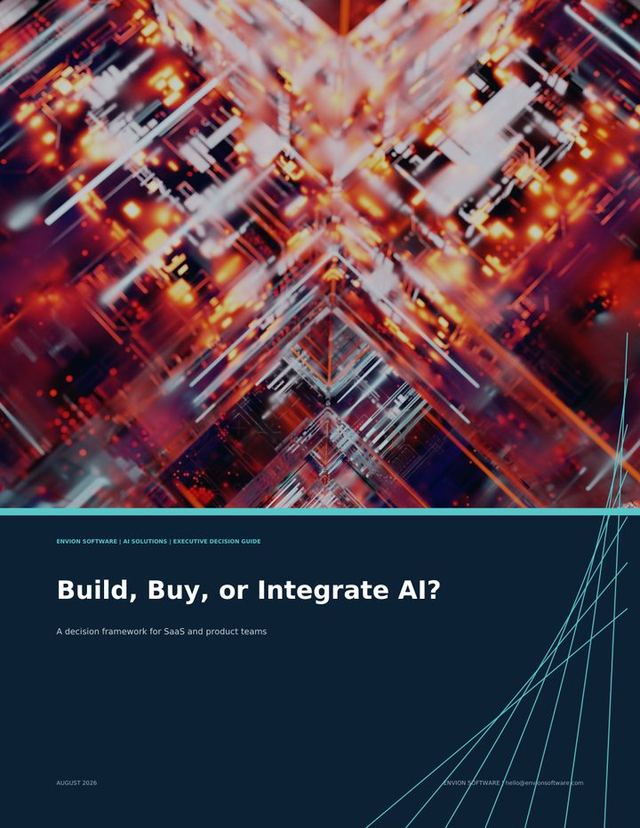 Build, Buy, or Integrate AI? — cover