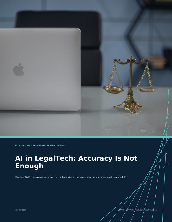 AI in LegalTech: Accuracy Is Not Enough — cover
